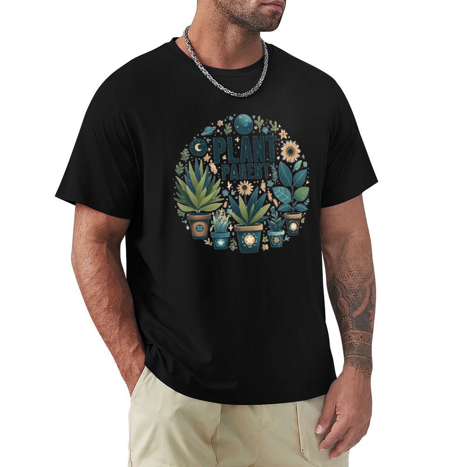 Plant Parent Shirt - Plant parent T-Shirt Large Size Basic