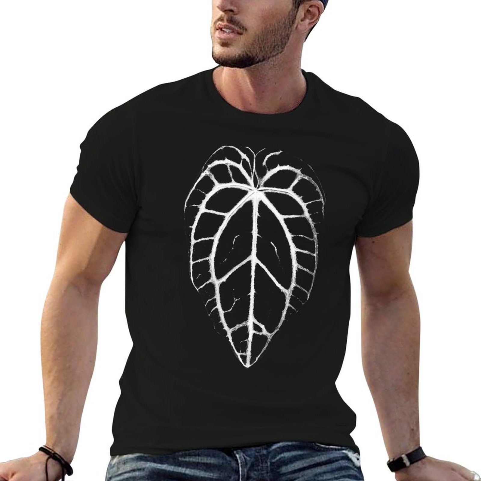Anthurium Crystallinum - ANTHURIUM CRYSTALLINUM VEINS T-Shirt cotton t