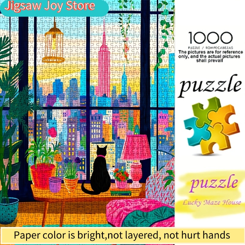 DIY Paper Puzzle, New York Cit - The Plant Parent avaliação e preço