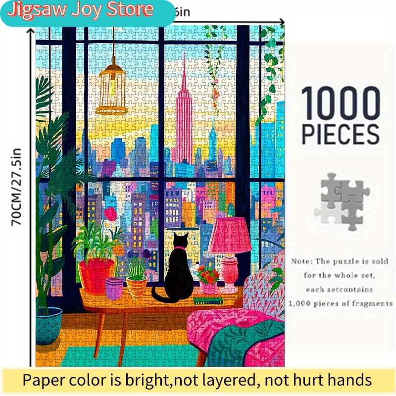 DIY Paper Puzzle, New York Cit - The Plant Parent avaliação e preço