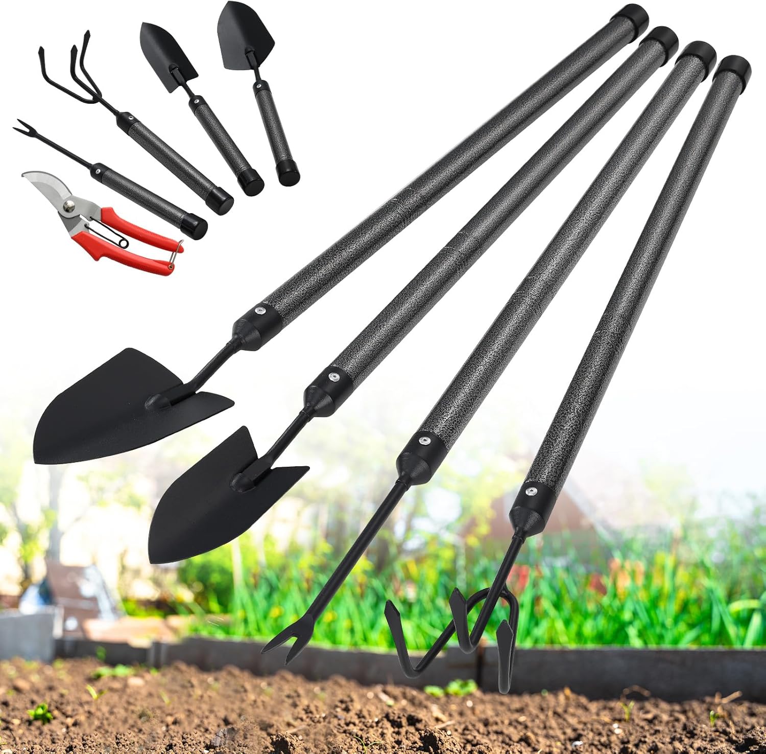 5-Piece Stainless Steel Garden - Plant Parent Gardening Tools avaliação e preço