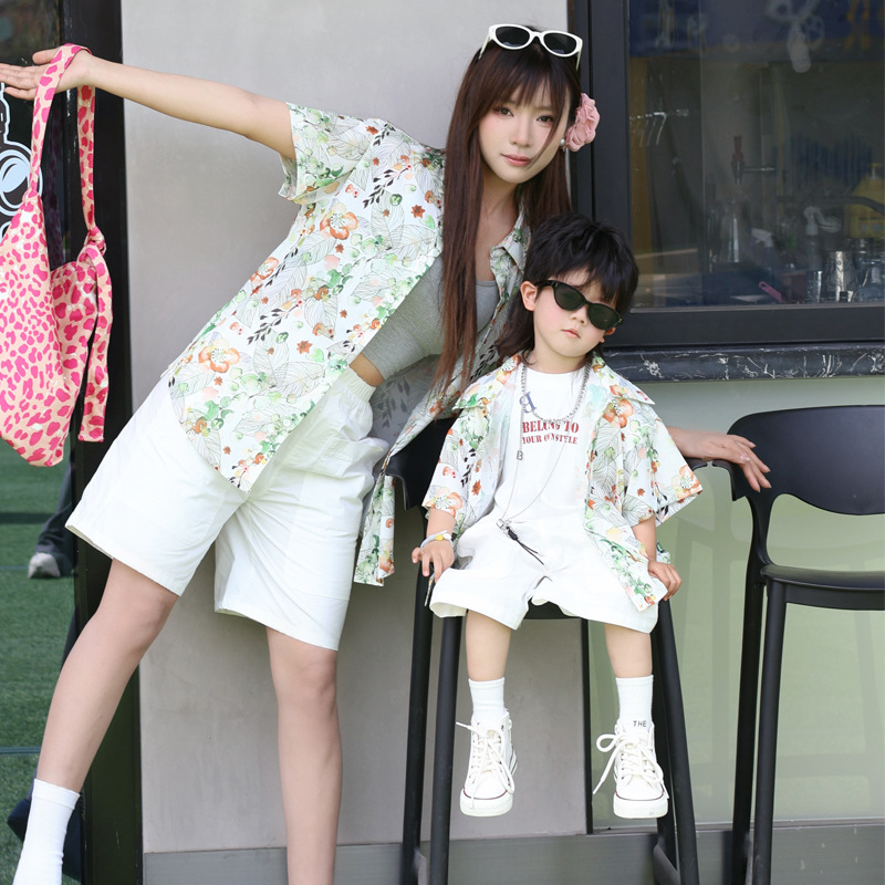 Holiday Look Parent-child Flor - Plant Parent Shirt avaliação e preço