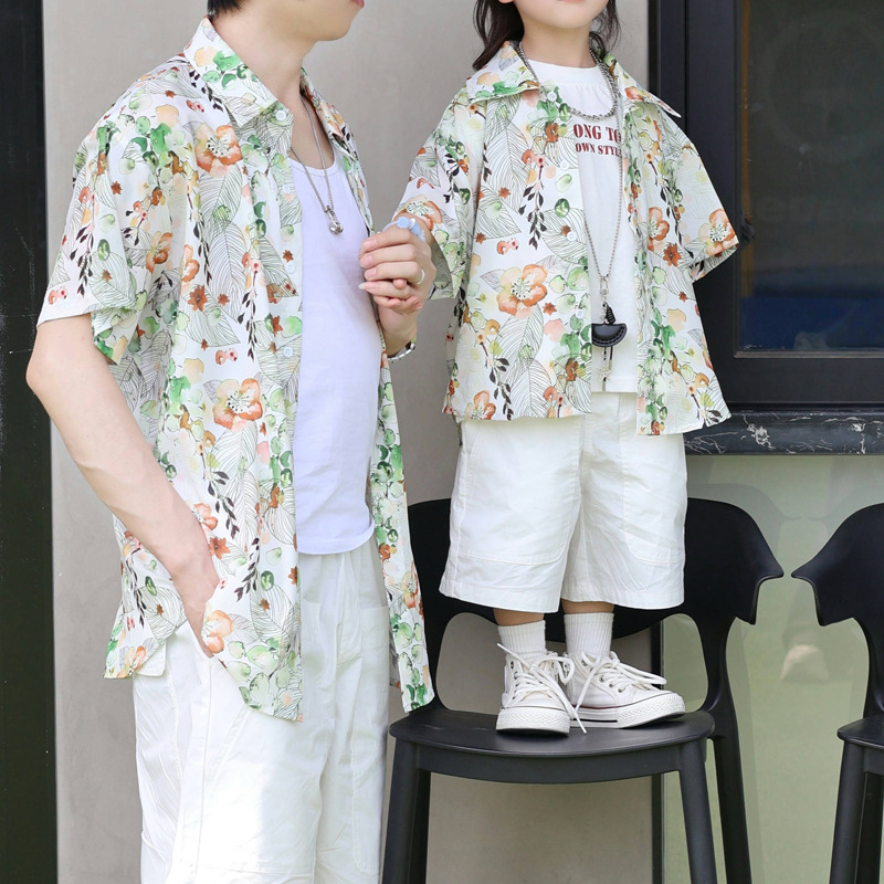 Holiday Look Parent-child Flor - Plant Parent Shirt avaliação e preço