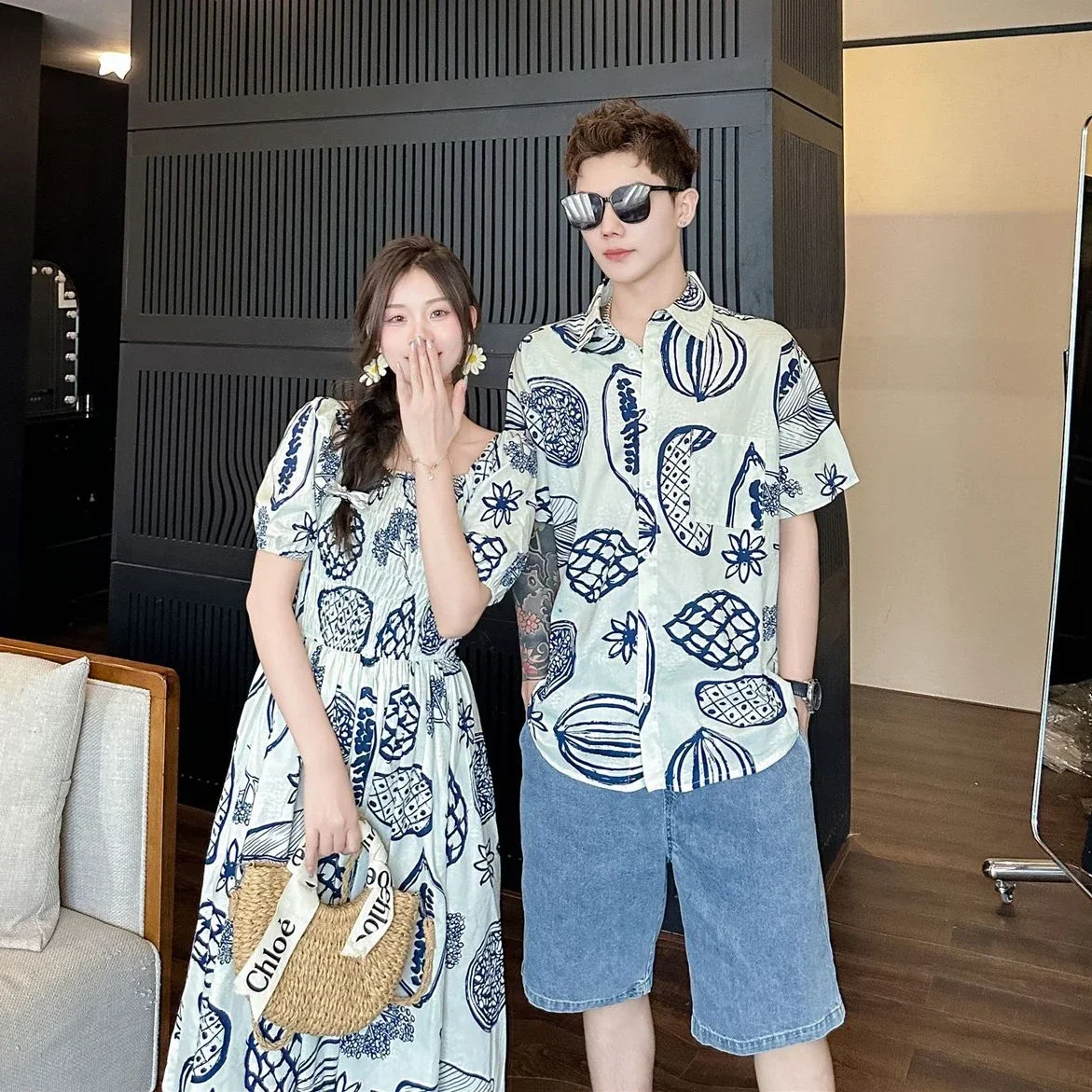 Women Smock Dresses Korean Sis - Plant Parent Shirt avaliação e preço