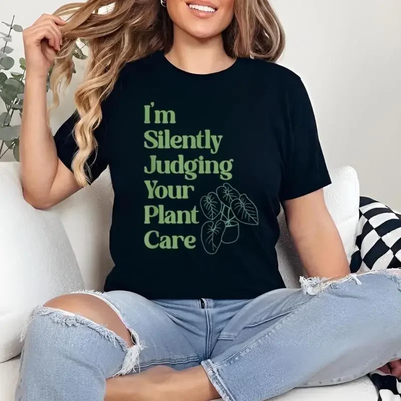 I'M Silently Judging Your Plan - Plant Parent Shirt avaliação e preço