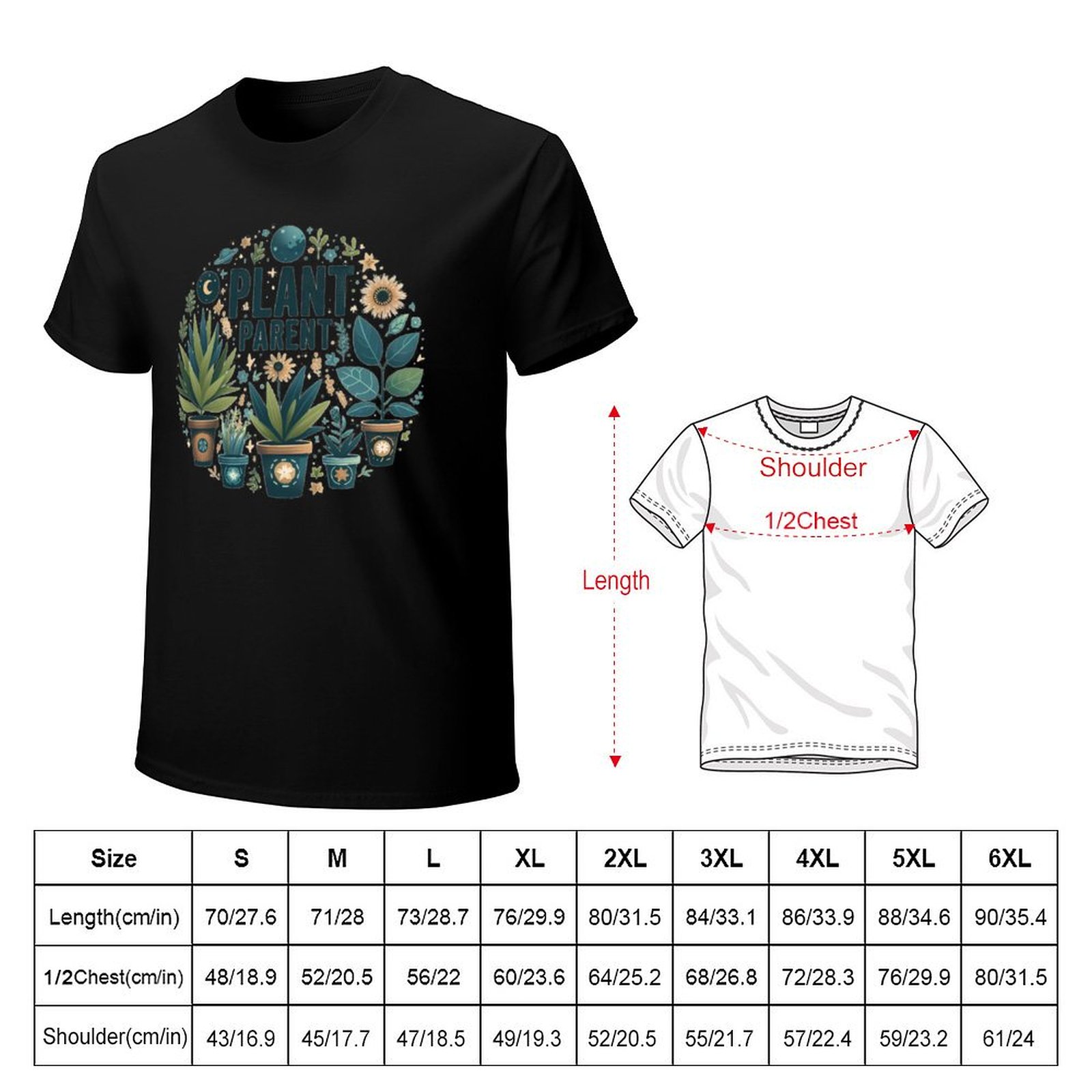 Plant parent T-Shirt Large Siz - Plant Parent Shirt avaliação e preço