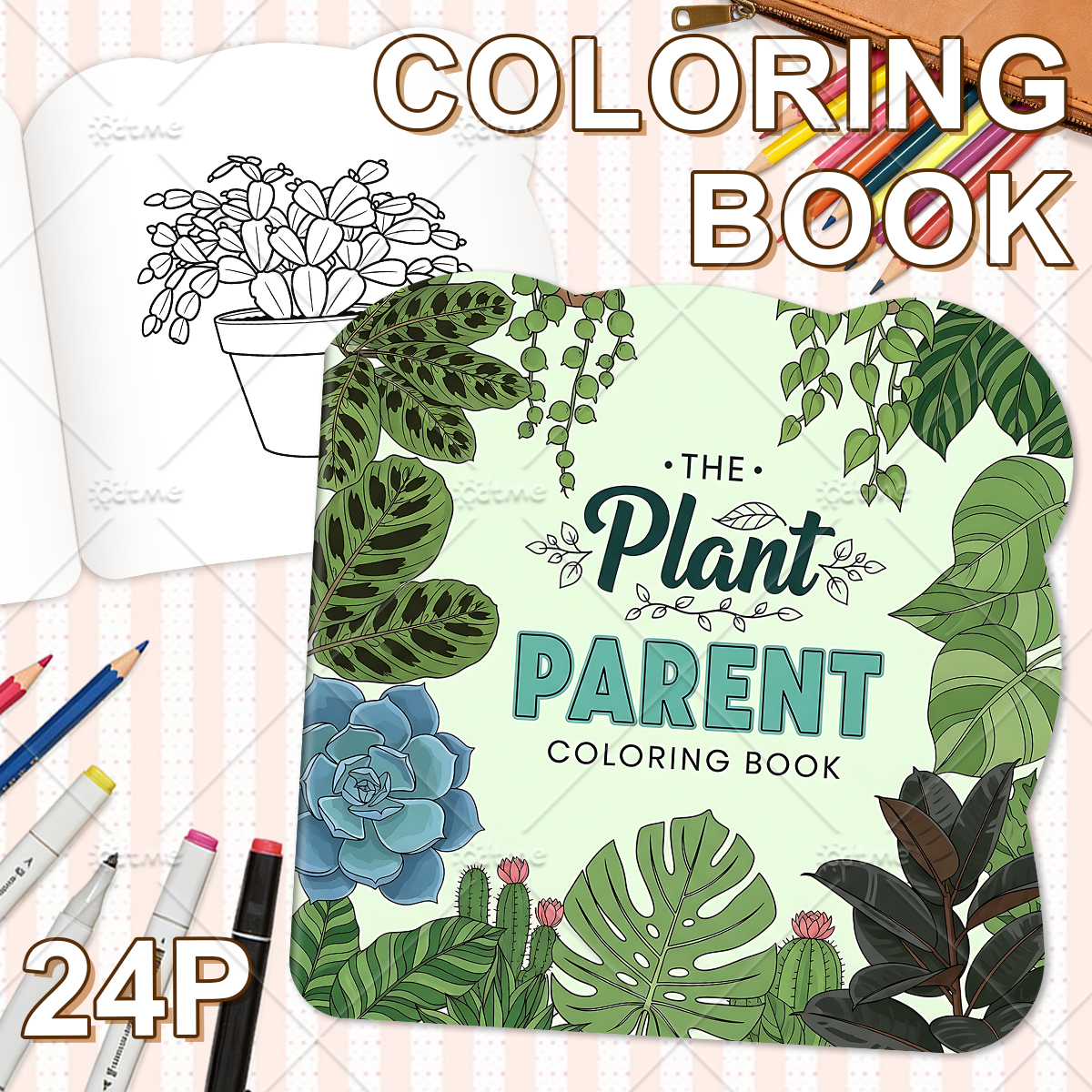 THE Plant PARENTE Coloring Boo - The Plant Parent avaliação e preço