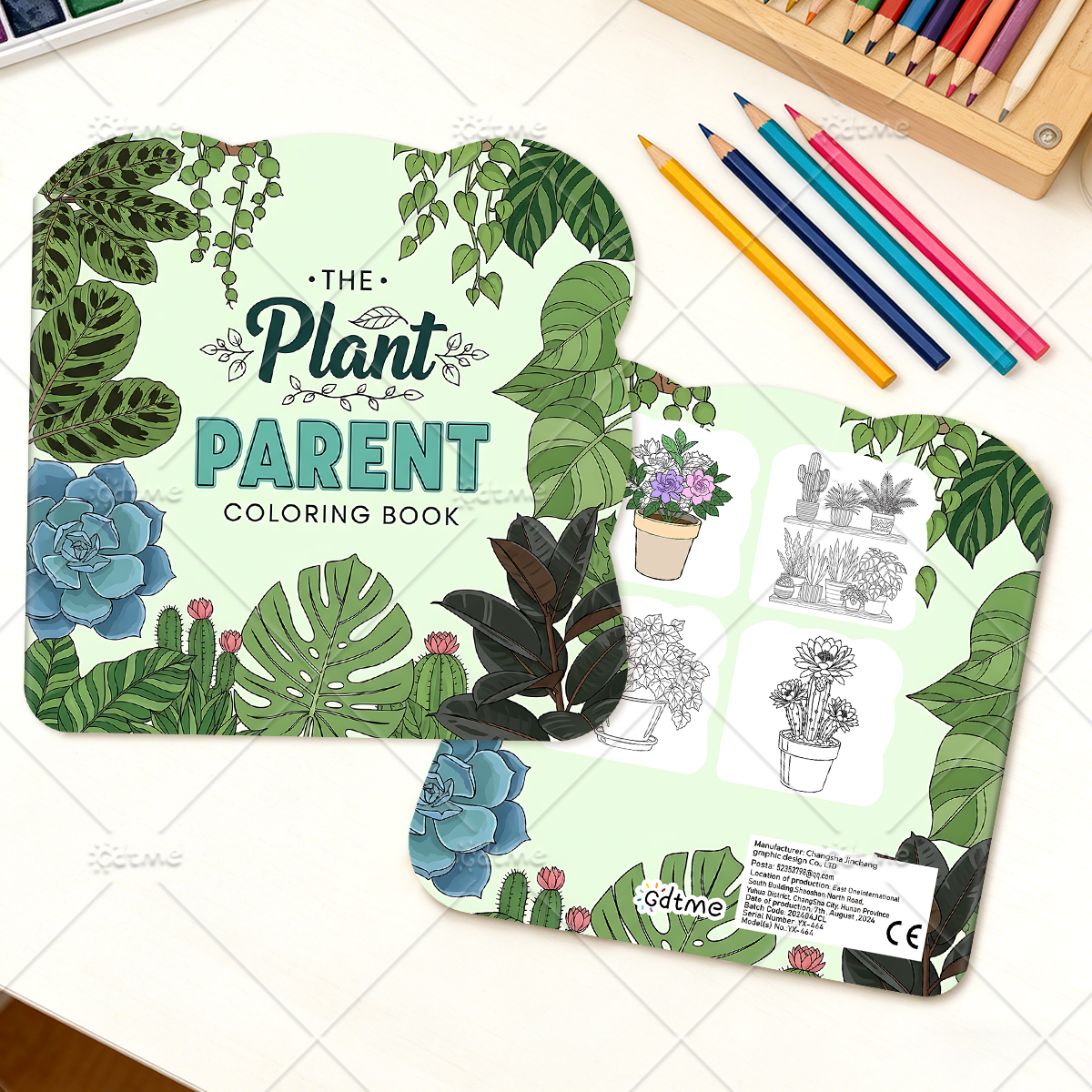 THE Plant PARENTE Coloring Boo - The Plant Parent avaliação e preço