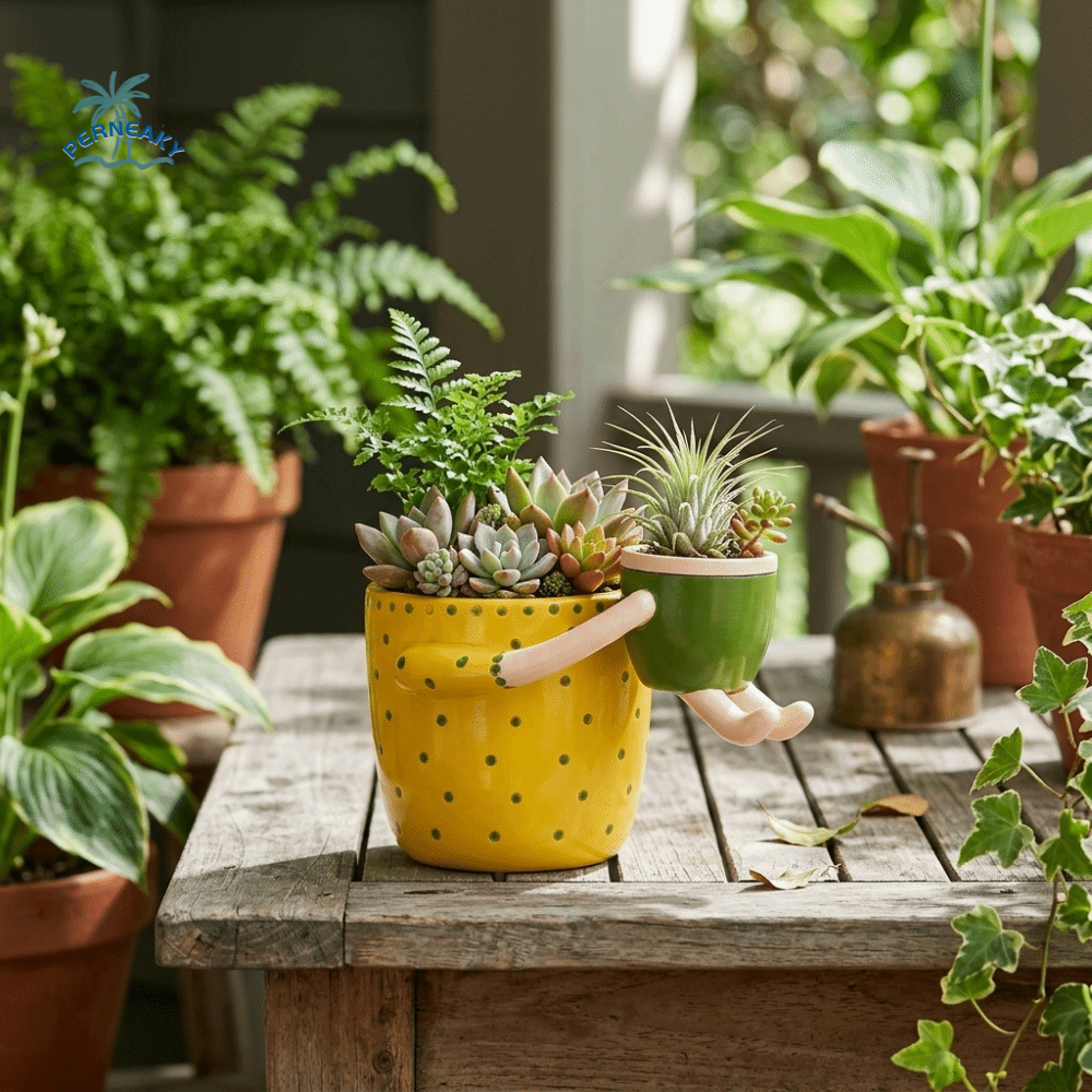 Resin Parent-child Flowerpot w - The Plant Parent avaliação e preço
