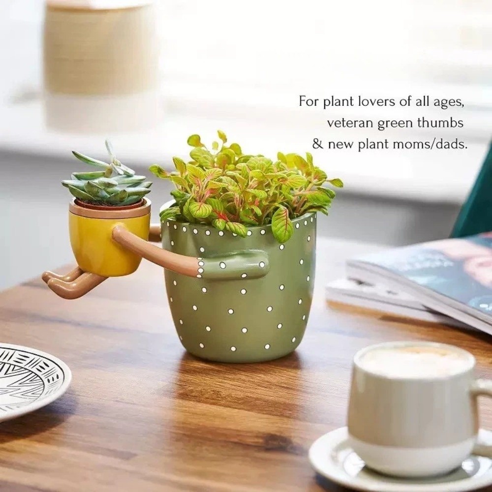 Resin Parent-child Flowerpot w - The Plant Parent avaliação e preço