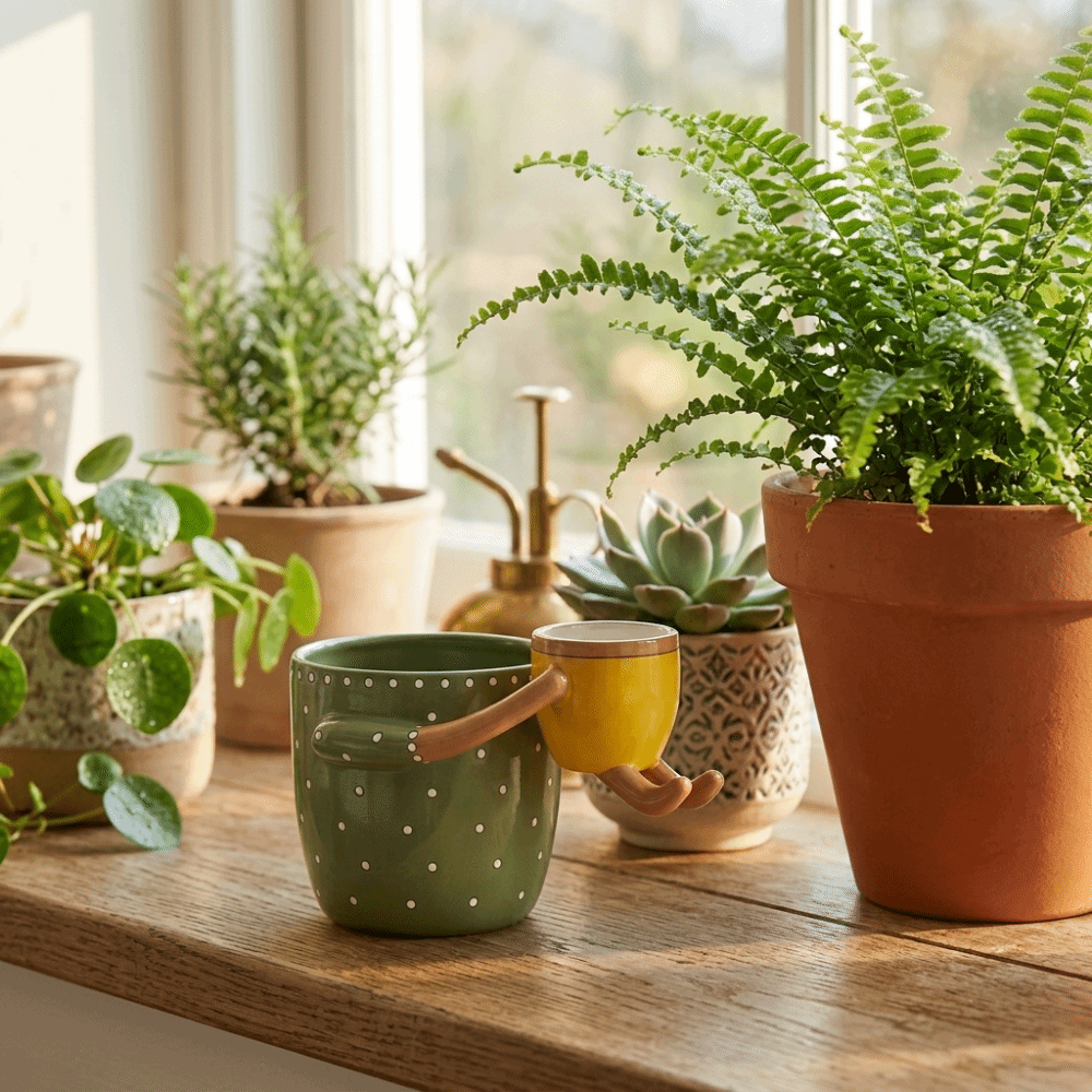 Resin Parent-child Flowerpot w - The Plant Parent avaliação e preço